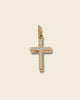 Diamond cross charm