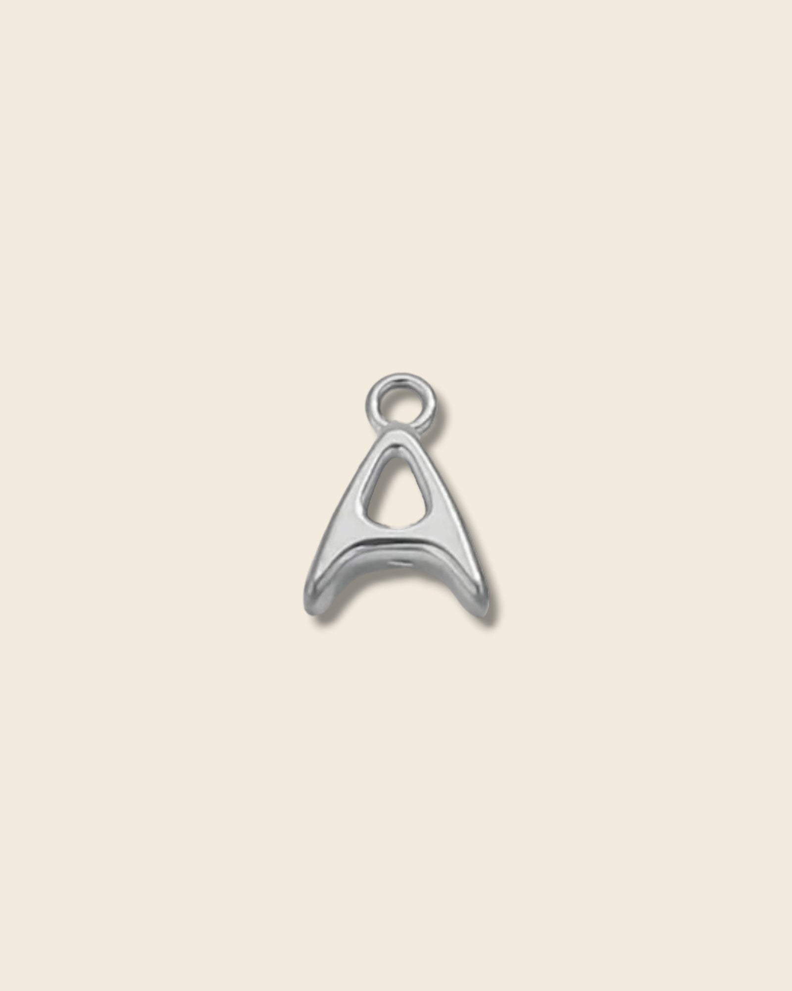 Letter charm (silver)