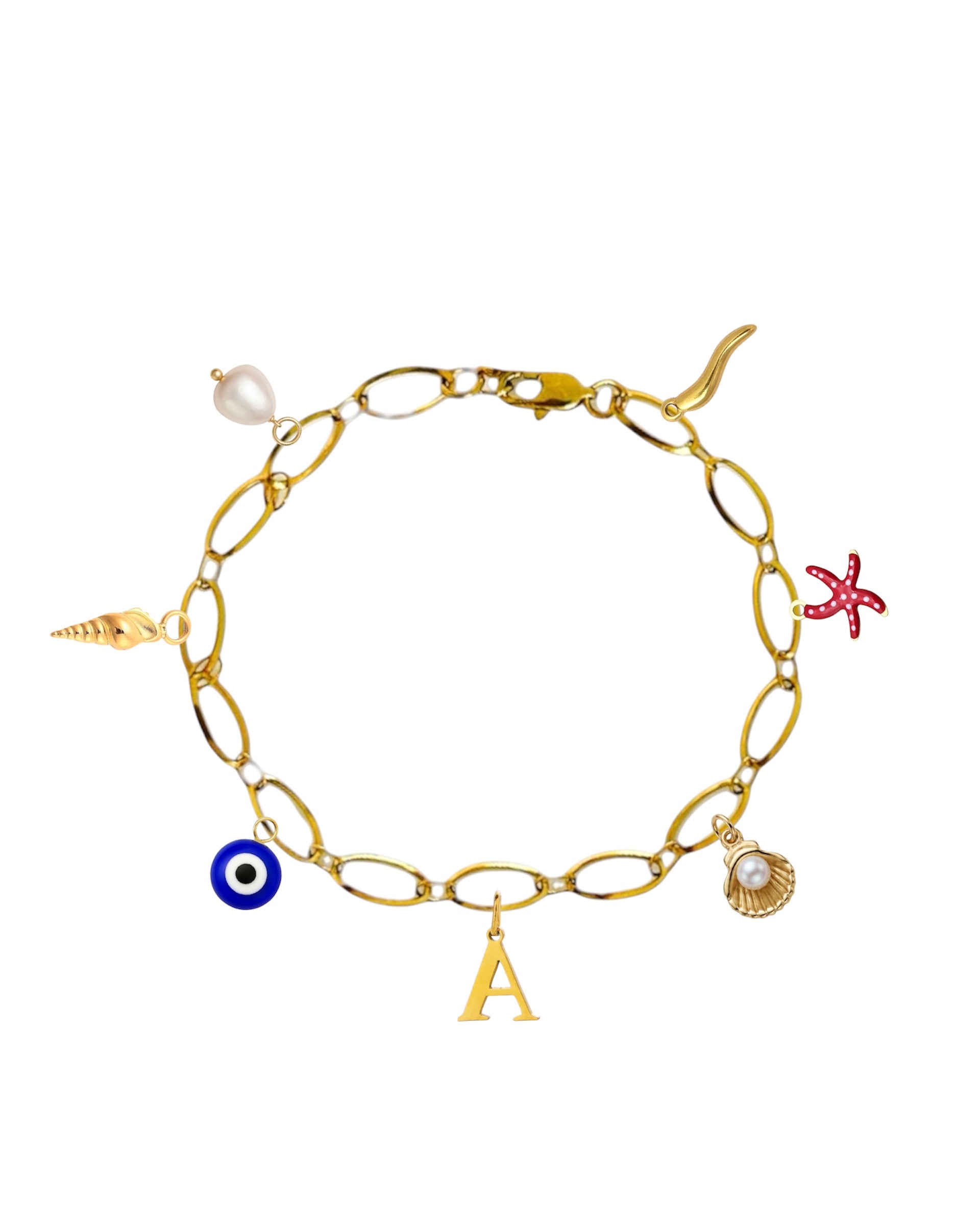 Charm Studio - Chaine de cheville Or
