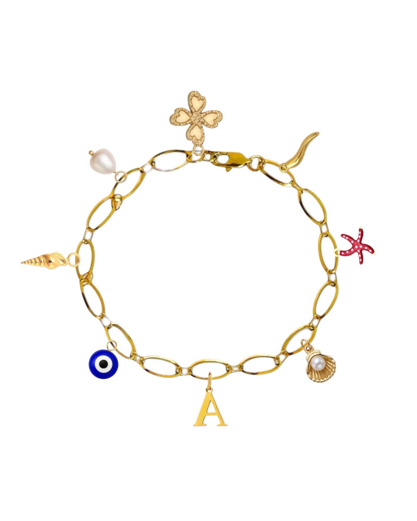 Charm Studio - Chaine de cheville Or