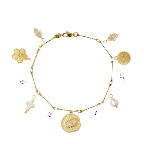 Charm Studio - Chaine de cheville Or
