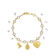 Charm Studio - Chaine de cheville Or