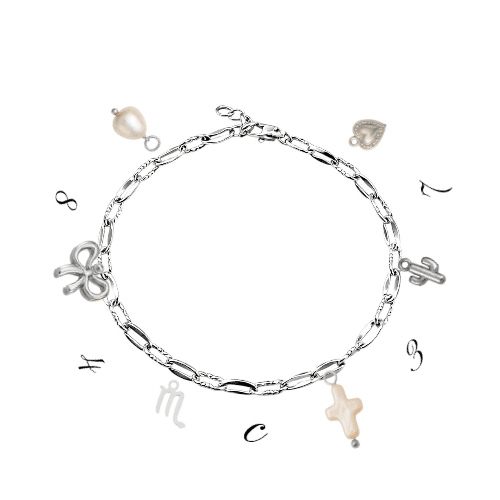 Charm Studio - Chaine de cheville Argent